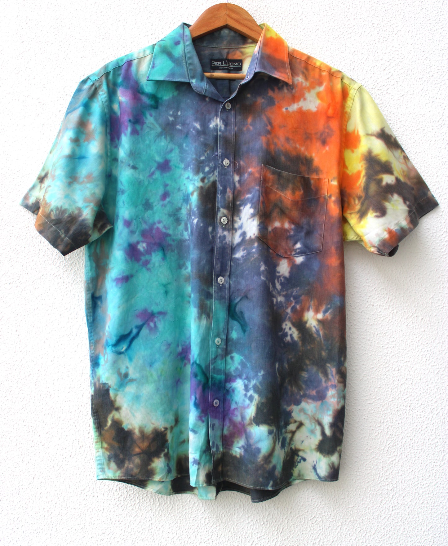 Fire and Water Tie-Dye Shirt (Unisex)