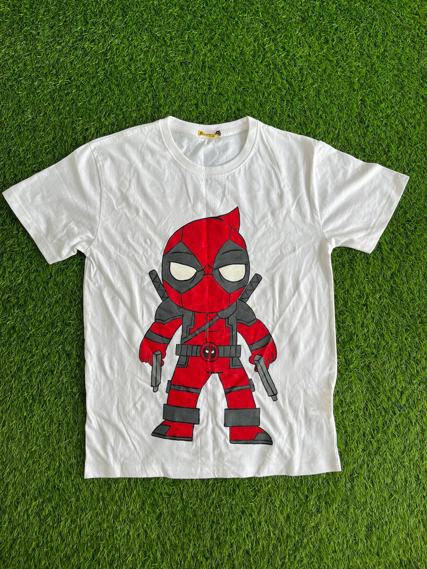 Handpainted Deadpool T-shirt