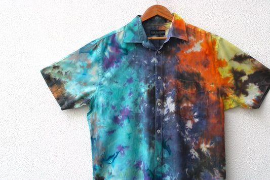 Fire and Water Tie-Dye Shirt (Unisex)